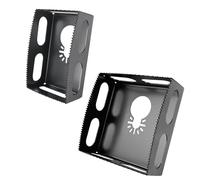 2 cortadores de ranura cuadrada compatibles con Dewalt de 20 V y Milwukee M18 multiherramienta oscilante para cortar cajas de pared de una sola banda, cortador de salida para paneles de yeso,