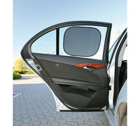 2 Cortinas Parasol Interior Auto PVC 36x44 cm Grises Estáticas