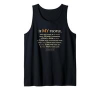 2 Crónicas 7 14 Si mi Gente Que es Llamada por mi Nombre Camiseta sin Mangas