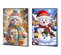 2 cuadernos de muñeco de nieve A5 de 50 páginas para adultos, regalo navideño (JAY04 JAY05)
