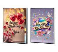 2 cuadernos de texto y flores A5 de 50 páginas para regalo de adultos