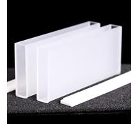 2 cubetas de cuarzo de 100 mm con tapa - Accesorio de espectrofotómetro de alta precisión for análisis UV-Visible(Glue bonding process)