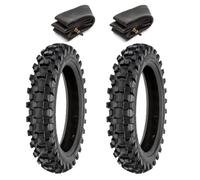 2 cubiertas 2.50-10 + cámaras de aire neumáticos tachonados 33J Cross Mini Moto Neumáticos Minicross