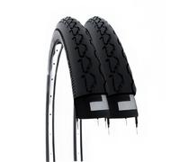 2 Cubiertas 24 x 1 3/8 (37-540) par de neumáticos Negros para cochecitos discapacitados Carrito City Bike 24"