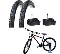 2 CUBIERTAS 29 x 2.25 57-622 +CÁMARAS DE NEUMÁTICOS MTB BICICLETA DE MONTAÑA ...