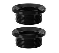 2 cubiertas a prueba de polvo de 20 mm de diámetro para manivelas 105 UT DA con aleación de aluminio y juntas para un ajuste seguro (tornillo de cubierta de manivela)