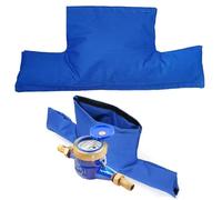 2 cubiertas aislantes para contador de agua, para protección contra heladas, cubierta aislante extraíble del medidor de agua, cubierta protectora anticongelante, 54 x 25 cm, cubierta para contador de
