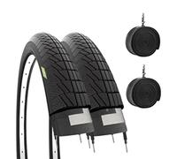 2 Cubiertas de 16 x 1,75 (47-305) + 2 cámaras de Aire para Bicicleta de Ciudad niño neumáticos para Bicicleta niño