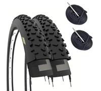2 Cubiertas de 27,5 x 2,25 (57-584) + cámaras de Aire neumáticos para MTB de 27 Bicicletas Bicicletas de montaña