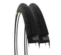 ECOVELO Neumáticos 700 x 23c (23-622) Tapas, Adultos Unisex, Negro, 700x23