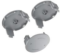 2 cubiertas de carrete de desbrozadora,compatible con cortabordes Bosch UnicersalGrassCut 18/18-26/18-260, puede reemplazar la cubierta de bobina prototipo 1600A01R5J.