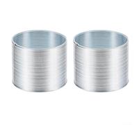 2 cubiertas de resorte de metal para inhibición de ardillas para postes de comedero de pájaros para ayudar a mantener la posición e integridad del alimentador