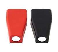 2 cubiertas de terminales de batería de coche, protección positiva negativa, aislar, tapas de goma, conectores de alambre de goma, carcasa de batería