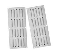 2 cubiertas de ventilación de acero, 20 parrillas modernas resistentes para el hogar, panel resistente para la instalación