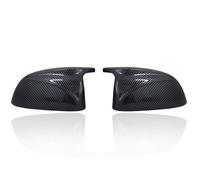 2 Cubiertas Espejo Retrovisor Lateral Trasero Con Patrón Carbono Negro Brillante Repuesto Para X3 G01 Ix3 X4 G02 X5 G05 X6 G06 X7 G07 Cubierta Espejo Retrovisor(Carbon Fiber Look)