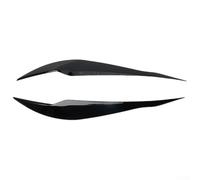 2 cubiertas para faros delanteros de color negro brillante para BMW Serie 3 F30 F31 318i 320i 2012 - 2018, plástico ABS protector de par, lado izquierdo y derecho
