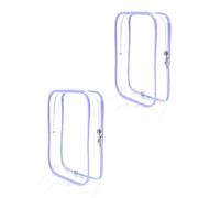 2 cubos de embalaje aprobados por aerolíneas, bolsa de viaje transparente de 1 cuarto de galón, tamaño de un cuarto de galón, imprescindible para vuelos internacionales, aeropuerto, avión, artículos