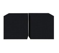 2 cubos purificadores de agua de 10 x 10 x 10 cm, carbón activado de filtración fuerte, tanque de agua reutilizable para ganado con estructura de panal para pecera de 39.37 pulgadas