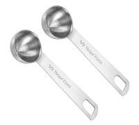 2 cucharaditas de 1/2 cucharadita (1 1/2 cucharadita | 7.5 ml | 7.5 cc| 7.1 g) cucharas medidoras de acero inoxidable cucharas medidoras de acero inoxidable para cocina, cuchara de cocina, cuchara de