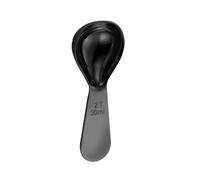 2 cucharas de acero inoxidable pulido para condimentos para el hogar, herramientas personalizadas para hornear, cuchara medidora 304, 30 ml (negro)