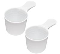 2 cucharas medidoras de plástico de 70 ml para café y proteínas, cuchara de medición de polvo, cuchara de leche en polvo
