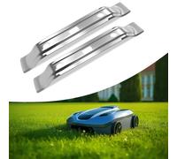 2 Cuchillas Cortacésped Robot compatibles con Stihl iMOW RMI 422 422P 422PC 522C 632 632P 632C 632 PC, Cuchillas de Repuesto Viking MI4, Ml632, MI 632 P, MI 632 C, MI 632 PC, 20 cm, plata