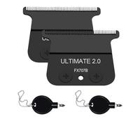 2 cuchillas de repuesto DLC compatibles con BaBylissPRO Barberology cuchillas de repuesto para recortadoras de cabello Babyliss Outlining (FX787) y recortadoras LoPROFX (FX726)