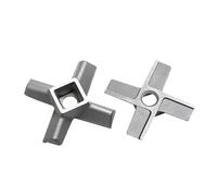 2 Cuchillas For Picadora De Carne De Acero Inoxidable N.° 5, Compatibles Con Philips HR2526, HR2708, 2714, 2721 Y 2728.