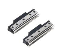 2 cuchillas originales for afeitadoras eléctricas, cuchillas de lámina dorada, red y cabezal de corte, compatibles con la afeitadora flotante KM-2026.
