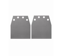 2 cuchillas reemplazables para raspador de suelo Firecore SDS Max de 6 pulgadas, brocas de extracción de cincel de escalado, puntas de pala de acero para quitar suelos de vinilo, azulejos VCT, mortero