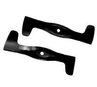 2 cuchillos de 47,5 cm compatibles con JOHN DEERE/SABO tractor de césped / GX24566 + GX24567