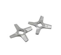 2 cuchillos for picadora de carne, 8 cuchillas de doble cara de repuesto, compatibles con Bosch, MFW26070 MFW3910W 3X10W, cuchillas de molienda for electrodomésticos, desmontables, lavables
