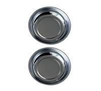 2 cuencos de acero inoxidable para herramientas de 7,6 cm, 10,2 cm, 15,2 cm, 15,2 cm, para organizar herramientas pequeñas para el hogar