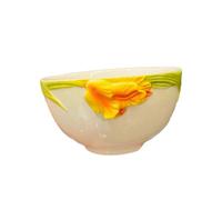 2 cuencos de cerámica Creative Design Sense para el hogar, bajo esmalte, color instantáneo, rico y perfecto