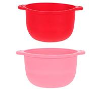 2 cuencos de silicona para encerar, calentador de cera, plegable, máquina removedora de vello