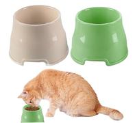 2 Cuencos elevados para Perros, Antideslizantes de Polipropileno con Orejas largas, contenedor de Agua de Alta Capacidad para Cocker Spaniels, Beagles y Razas de Orejas largas, Cuencos de Spaniel p