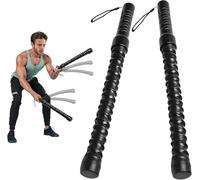 2 cuerdas de batalla portátiles sin cuerda, cuerdas de ejercicio, cuerdas de batalla silenciosas sin cuerda, cuerdas de combate sin cuerdas para HIIT, entrenamiento de fuerza y cardio en interiores y