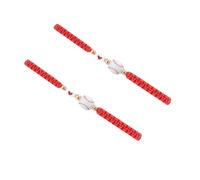 2 cuerdas de cera de moda para baloncesto, voleibol, fútbol, tenis, cuerda de mano ajustable para regalar cuentas acrílicas, One Size, como se describe