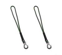 2 cuerdas de columpio para exteriores con ganchos de acero inoxidable para porche, cuerda de suspensión de poliéster resistente para jardín, patio, azul, 1,2 m (0,6 m, verde)