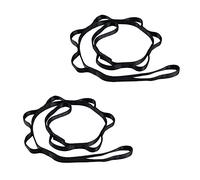 2 cuerdas de correa para hamaca, cadena de margaritas para escalada en roca, correas ajustables para yoga, pilates, estiramiento, columpio