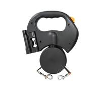 2 cuerdas retráctiles para perros, gancho práctico de reflexión ergonómica, extensible con cerradura, dos cuerdas para mascotas retráctiles reflectantes para perros ofrecen un mango