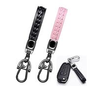 2 Cuero Llavero de Coche,Llavero de cuero para coche de coche, accesorios de coche, Llaveros de Piel de Coche para BMW M M2 M4 X5 X6 M135i M240i Z4 328i X7 Accesorios de coche,Señoras Hombres Regalo