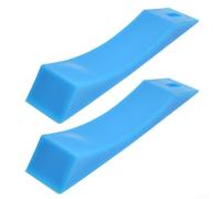 2 cuñas de junta de silicona para barra para cargar y descargar placas con diseño antideslizante para mejorar la estabilidad y proporcionar soporte de espalda (azul)