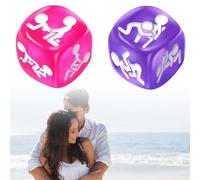 2 dados sexuales, posiciones sexuales para parejas, juegos eróticos, dados eróticos, posiciones sexuales, libro de texto para parejas, ayuda de decisión, para adultos, amantes, pareja, amor