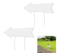 2 De Esta Manera Letrero De Jardín Cartel De Jardín De Plástico Corrugado Cartel De Jardín Con Estaca De Esta Manera Estaca Signo Onda El Plastico Papel Corrugado