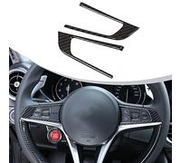 2 de plástico ABS de Fibra de Carbono para el Volante de For Giulia Stelvio