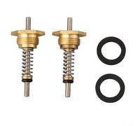 2 dedales de válvula de conexión de agua para caldera de gas de cobre, 14 mm OD × 48 mm para calentadores de agua de gas natural y GLP, pieza de repuesto para chimeneas y estufas