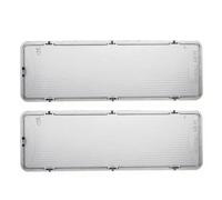 2 Deflectores Trasluz Campana Balay | Código Original 264984 272497 | Tapa Lámpara Compatible Bosch LC956WA30/01 | Medidas: 175x60mm | Sujeción: 7 pestañas | Kit 2 unidades