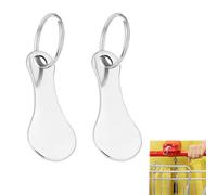 2 Desbloqueo De Carro Metálico Chip Carrito Compras Extraíble Moneda para Carro Compra Llavero Herramienta Chip Chip Compras para Carritos De La Compra, Fichas Carritos