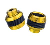 2 Deslizadores De Aluminio Para Marco De Motocicleta Protector De Horquilla Delantera Para Scooter Accesorios Coloridos Para Motocicleta Deslizadores Crash Pads